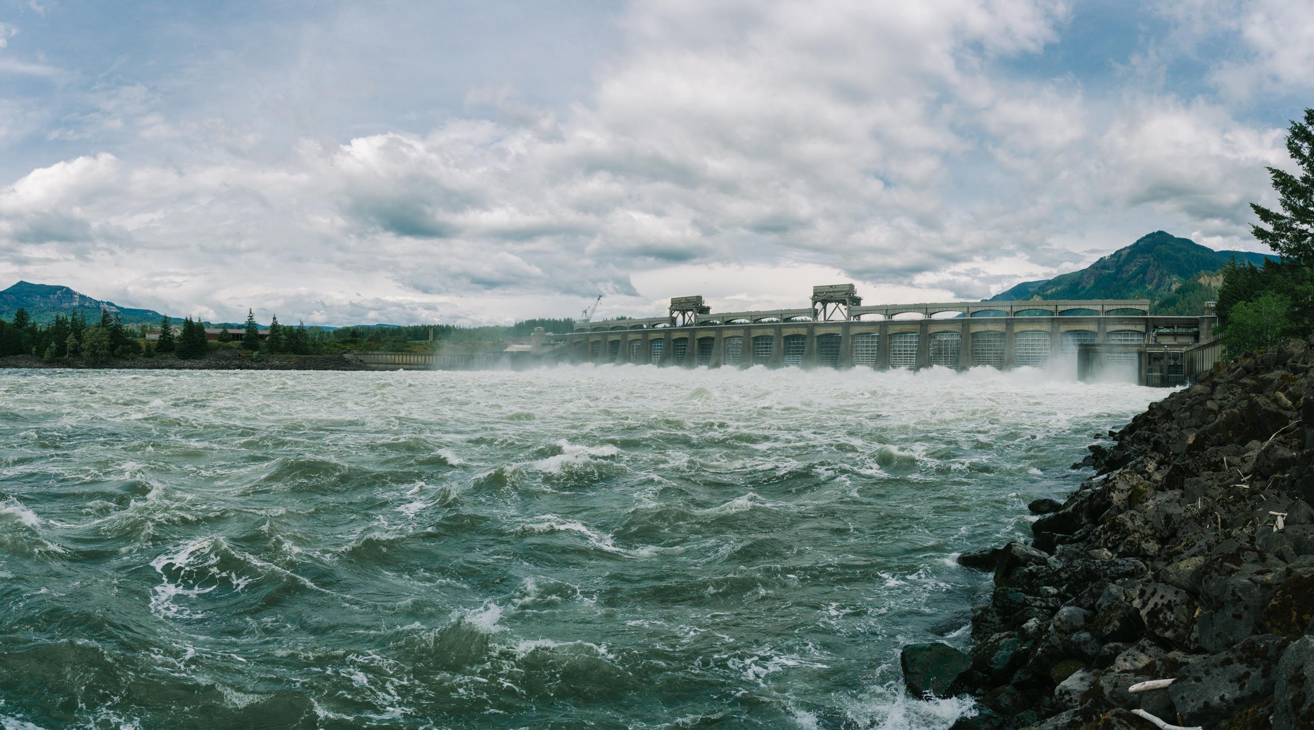 Bonneville Dam on the Columbia River